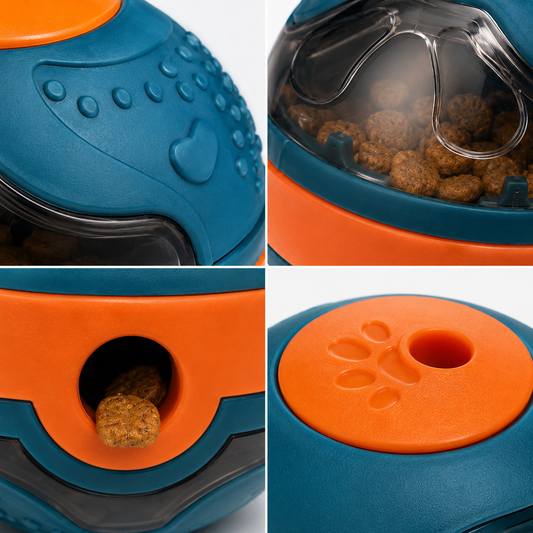 Interactive Dog Treat Ball Toy – Rolling Puzzle Feeder