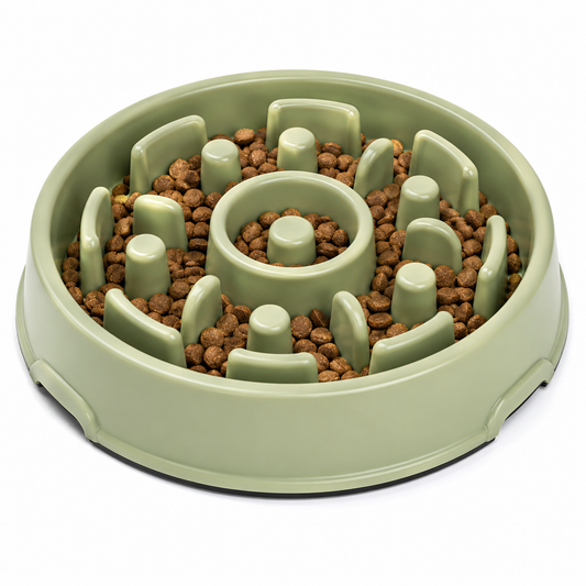 Interactive Maze Slow Feeder Dog Bowl – Non-Slip Base