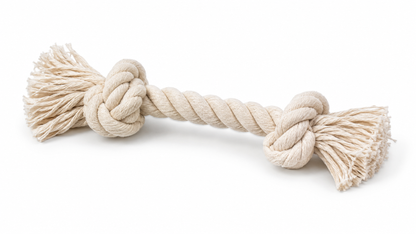 Braided Cotton Rope Dog Toy – Knotted Chew & Tug