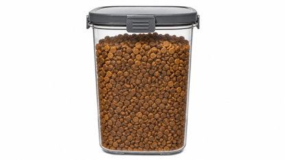 Airtight Pet Food Storage Container – Clear Locking Bin