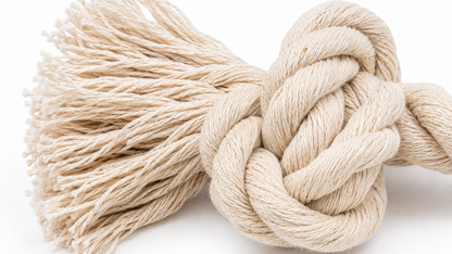 Braided Cotton Rope Dog Toy – Knotted Chew & Tug