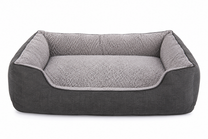 Orthopedic Bolster Dog Bed – Plush Sofa Pet Lounger