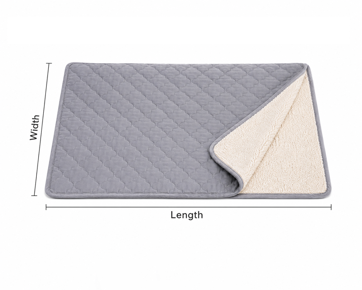 Reversible Sherpa Pet Blanket – Quilted Cozy Protector