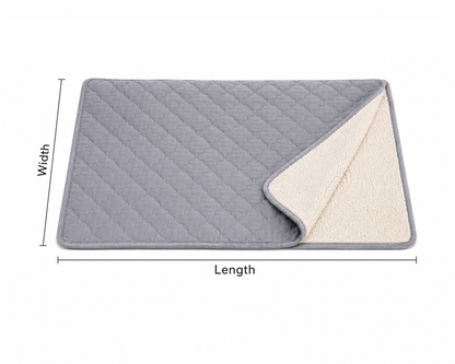 Reversible Sherpa Pet Blanket – Quilted Cozy Protector