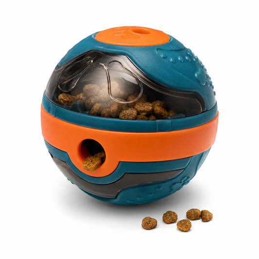 Interactive Dog Treat Ball Toy – Rolling Puzzle Feeder