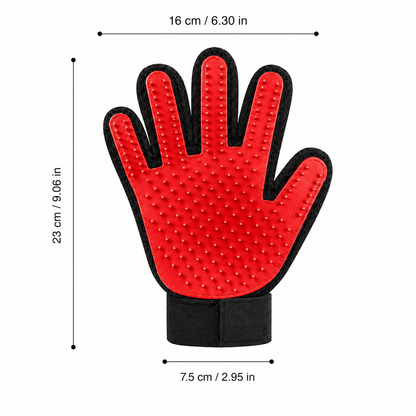 Silicone Pet Grooming Glove – Deshedding & Massage Brush