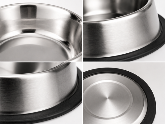 Stainless Steel Pet Bowl – Non-Slip Feeding Dish for Pets